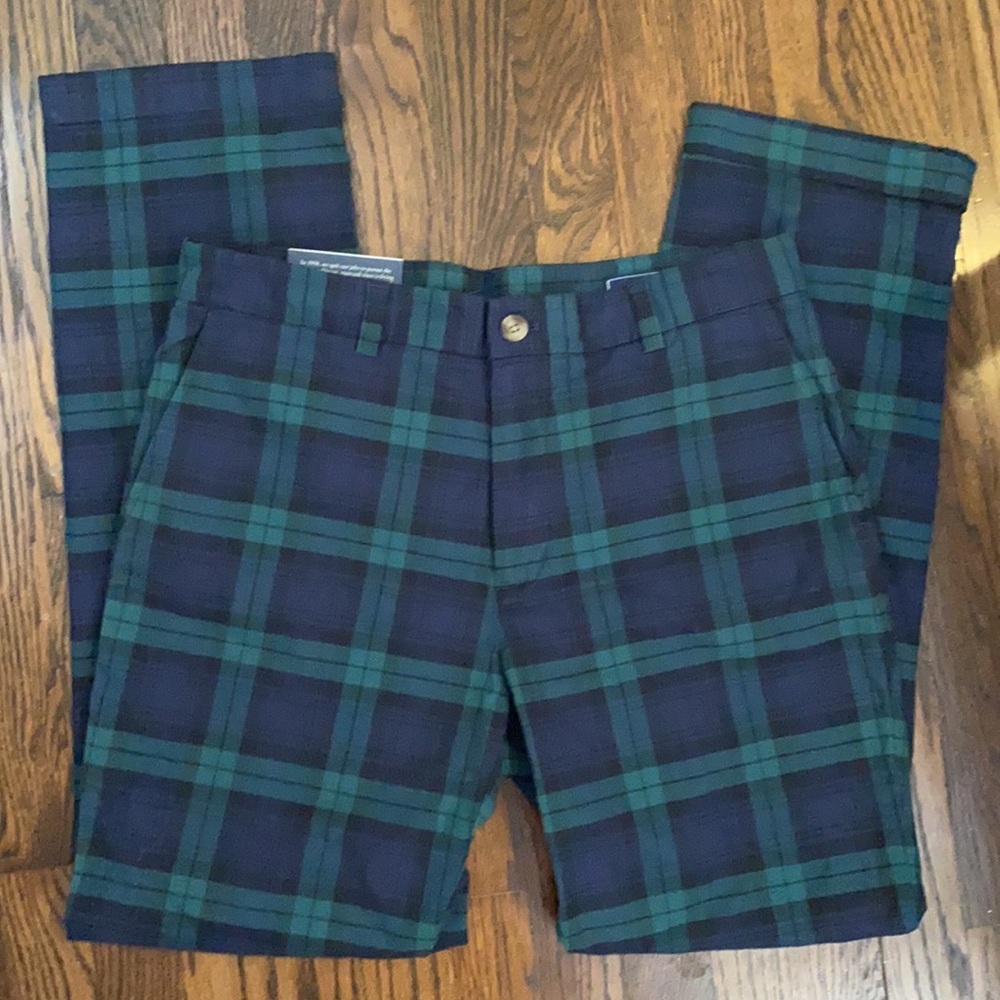 vineyard vines plaid breaker pant